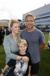 Amsterdam 9 september 2017
Edwin Evers staat op Run van radio 538 bij het Science park. Bridget Maasland met zoon Mees en nieuwe vriend Bram Plattel