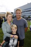 Amsterdam 9 september 2017
Edwin Evers staat op Run van radio 538 bij het Science park. Bridget Maasland met zoon Mees en nieuwe vriend Bram Plattel