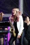 Amsterdam 6 augustus 2017 
Willeke Alberti en Candy Dulfer treden op ter afsluiting van de Gay parade op de dam.