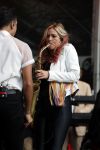 Amsterdam 6 augustus 2017 
Willeke Alberti en Candy Dulfer treden op ter afsluiting van de Gay parade op de dam.
