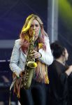 Amsterdam 6 augustus 2017 
Willeke Alberti en Candy Dulfer treden op ter afsluiting van de Gay parade op de dam.