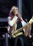 Amsterdam 6 augustus 2017 
Willeke Alberti en Candy Dulfer treden op ter afsluiting van de Gay parade op de dam.