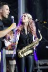 Amsterdam 6 augustus 2017 
Willeke Alberti en Candy Dulfer treden op ter afsluiting van de Gay parade op de dam.