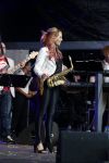 Amsterdam 6 augustus 2017 
Willeke Alberti en Candy Dulfer treden op ter afsluiting van de Gay parade op de dam.