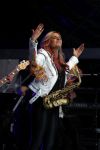 Amsterdam 6 augustus 2017 
Willeke Alberti en Candy Dulfer treden op ter afsluiting van de Gay parade op de dam.