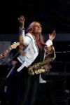 Amsterdam 6 augustus 2017 
Willeke Alberti en Candy Dulfer treden op ter afsluiting van de Gay parade op de dam.