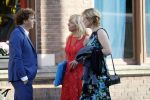 Leiden 2 juli 2017 
Jochem Myjer en zijn vriendin Marloes Novan vieren de 40e verjaardag van Jochem met familie en vrienden. Claudia de Breij met partner Jessica van Geel