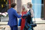 Leiden 2 juli 2017 
Jochem Myjer en zijn vriendin Marloes Novan vieren de 40e verjaardag van Jochem met familie en vrienden. Claudia de Breij met partner Jessica van Geel