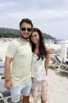 Saint Tropez 3 augustus 2017
Jan des Bouvrie viert zijn 75e verjaardag met familie en vrienden bij Tropezina. rene en Natasja Froger met zoon Danny en zijn vriendin