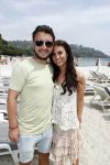 Saint Tropez 3 augustus 2017
Jan des Bouvrie viert zijn 75e verjaardag met familie en vrienden bij Tropezina. rene en Natasja Froger met zoon Danny en zijn vriendin