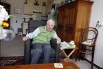Kollum 26 juli 2017
Dick Passchier woont met zijn vrouw in een woning  in Kollum