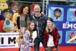 Amsterdam 2 augustus 2017  
Premiere emoji de film in pathe arena. Eddy Zoey met vriendin en zijn kinderen