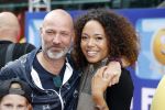 Amsterdam 2 augustus 2017  
Premiere emoji de film in pathe arena. Eddy Zoey met vriendin en zijn kinderen