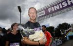 Amsterdam 9 september 2017
Edwin Evers staat op Run van radio 538 bij het Science park.
