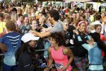 Amsterdam 9 september 2017
Edwin Evers staat op Run van radio 538 bij het Science park.. OA Gerard Joling Jeroen v d Boom Evelien de Bruin  Hunberto tan Bridget Maasland Barry Paf Olcay Gulsen Fatima Moreiro de Melo Guy v d Reijden Airen Mylene Michael Boogerd Aad de Mos Kim Kotter finalisten Miss Nederland en Dennis v d Geest lopen mee.