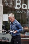 Amsterdam 28 juli 2017
Politieagente Ellie Lust met haar fiets in amsterdam