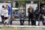 Amsterdam 16 september 2017
Eric Beekes wacht op de tram