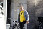 Leiden 2 juli 2017 
Jochem Myjer en zijn vriendin Marloes Novan vieren de 40e verjaardag van Jochem met familie en vrienden. Erik van Muiswinkel