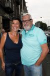 Amsterdam 15 juli 2017
Frits Huffnagel viert zijn 50e verjaardag. Ernst Daniel Smid met vriendin