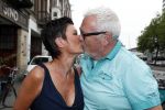 Amsterdam 15 juli 2017
Frits Huffnagel viert zijn 50e verjaardag. Ernst Daniel Smid met vriendin
