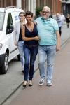 Amsterdam 15 juli 2017
Frits Huffnagel viert zijn 50e verjaardag. Ernst Daniel Smid met vriendin