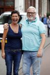 Amsterdam 15 juli 2017
Frits Huffnagel viert zijn 50e verjaardag. Ernst Daniel Smid met vriendin