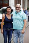 Amsterdam 15 juli 2017
Frits Huffnagel viert zijn 50e verjaardag. Ernst Daniel Smid met vriendin