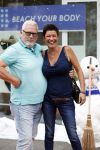 Amsterdam 15 juli 2017
Frits Huffnagel viert zijn 50e verjaardag. Ernst Daniel Smid met vriendin