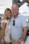 Saint Tropez 3 augustus 2017
Jan des Bouvrie viert zijn 75e verjaardag met familie en vrienden bij Tropezina. Estelle Cruijff met Gordon