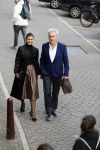 Amsterdam 20 september 2017 
Opening expositie 25 jaar Mart Visser. Euvgenia Parakhina met Jeroen Jorna