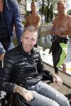 Amsterdam 3 september 2017  
ALS Cityswim in de amsterdamse grachten. Fernando Ricksen