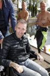 Amsterdam 3 september 2017  
ALS Cityswim in de amsterdamse grachten. Fernando Ricksen