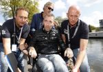 Amsterdam 3 september 2017  
ALS Cityswim in de amsterdamse grachten. Fernando Ricksen