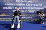 Amsterdam 3 september 2017  
ALS Cityswim in de amsterdamse grachten. Fernando Ricksen