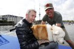 Amsterdam 3 september 2017  
ALS Cityswim in de amsterdamse grachten. Fernando Ricksen deed de opening