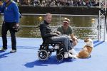 Amsterdam 3 september 2017  
ALS Cityswim in de amsterdamse grachten. Fernando Ricksen