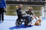 Amsterdam 3 september 2017  
ALS Cityswim in de amsterdamse grachten. Fernando Ricksen