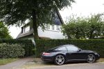Blaricum 6 juli 2014
Fons te Poel rijdt in zijn Porsche 911 naar zijn nieuwe huis