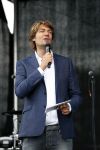 Amsterdam 9 september 2017
Edwin Evers staat op Run van radio 538 bij het Science park. Frank Dane