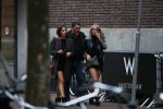 Amsterdam 16 september 2017 
Frank masmeijer gaat hapje eten met zijn twee dochters.