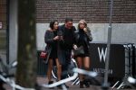 Amsterdam 16 september 2017 
Frank masmeijer gaat hapje eten met zijn twee dochters.