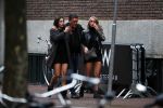 Amsterdam 16 september 2017 
Frank masmeijer gaat hapje eten met zijn twee dochters.