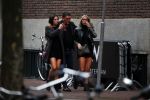 Amsterdam 16 september 2017 
Frank masmeijer gaat hapje eten met zijn twee dochters.