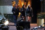 Amsterdam 16 september 2017 
Frank masmeijer gaat hapje eten met zijn twee dochters.
