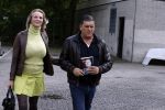 Utrecht 18 september 2017 
Frank Masmeijer en zijn vriendin Jaimy v Lent bij RTV Utrecht