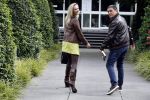 Utrecht 18 september 2017 
Frank Masmeijer en zijn vriendin Jaimy v Lent bij RTV Utrecht