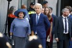 Den Haag 19 september 2017
Geert Wilders met zijn vrouw en beveiliging tijdens prinsjesdag op het binnenhof