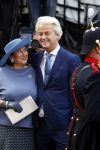 Den Haag 19 september 2017
Geert Wilders met zijn vrouw en beveiliging tijdens prinsjesdag op het binnenhof