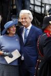 Den Haag 19 september 2017
Geert Wilders met zijn vrouw en beveiliging tijdens prinsjesdag op het binnenhof