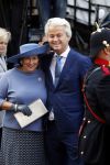 Den Haag 19 september 2017
Geert Wilders met zijn vrouw en beveiliging tijdens prinsjesdag op het binnenhof